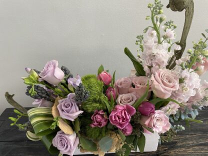 Assorted Roses: Centerpiece Arrangement - Image 2