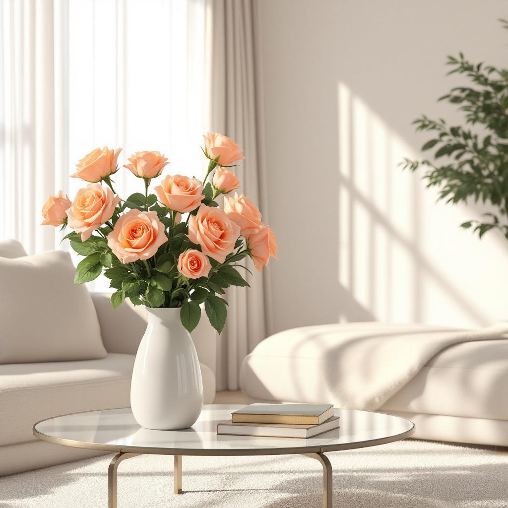 Peach Roses