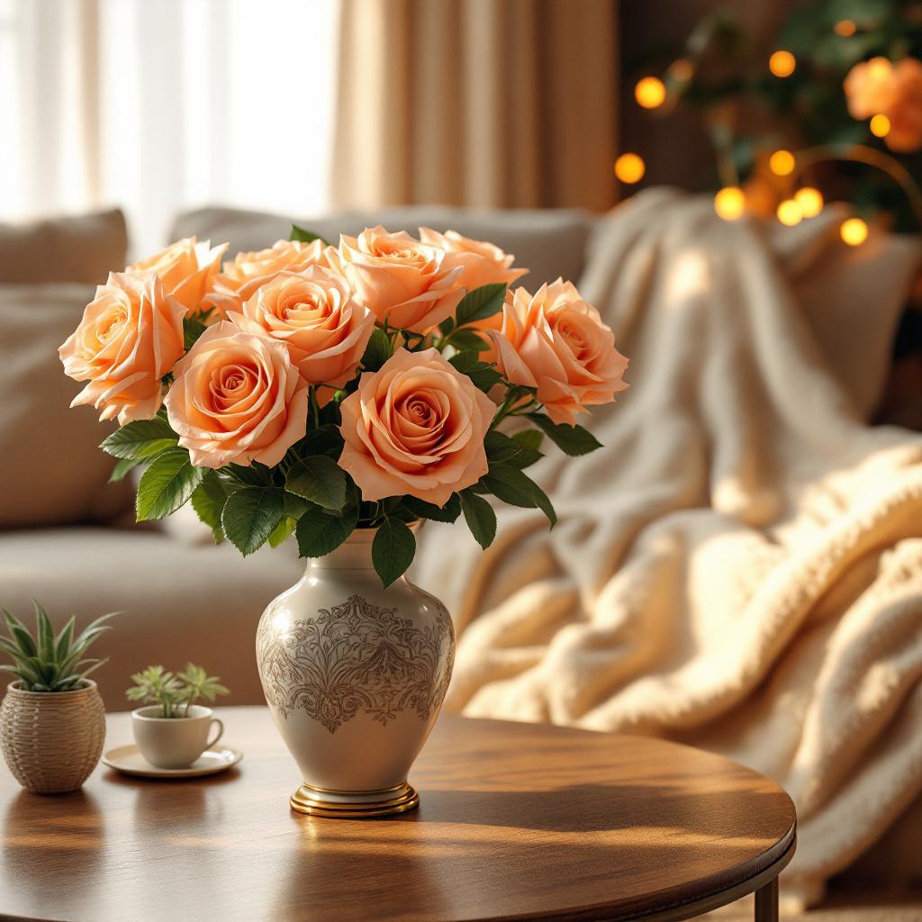 Peach Roses