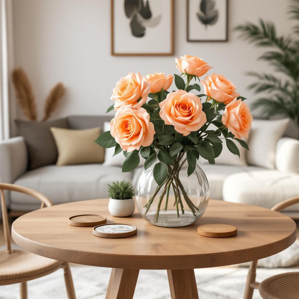 Peach Roses