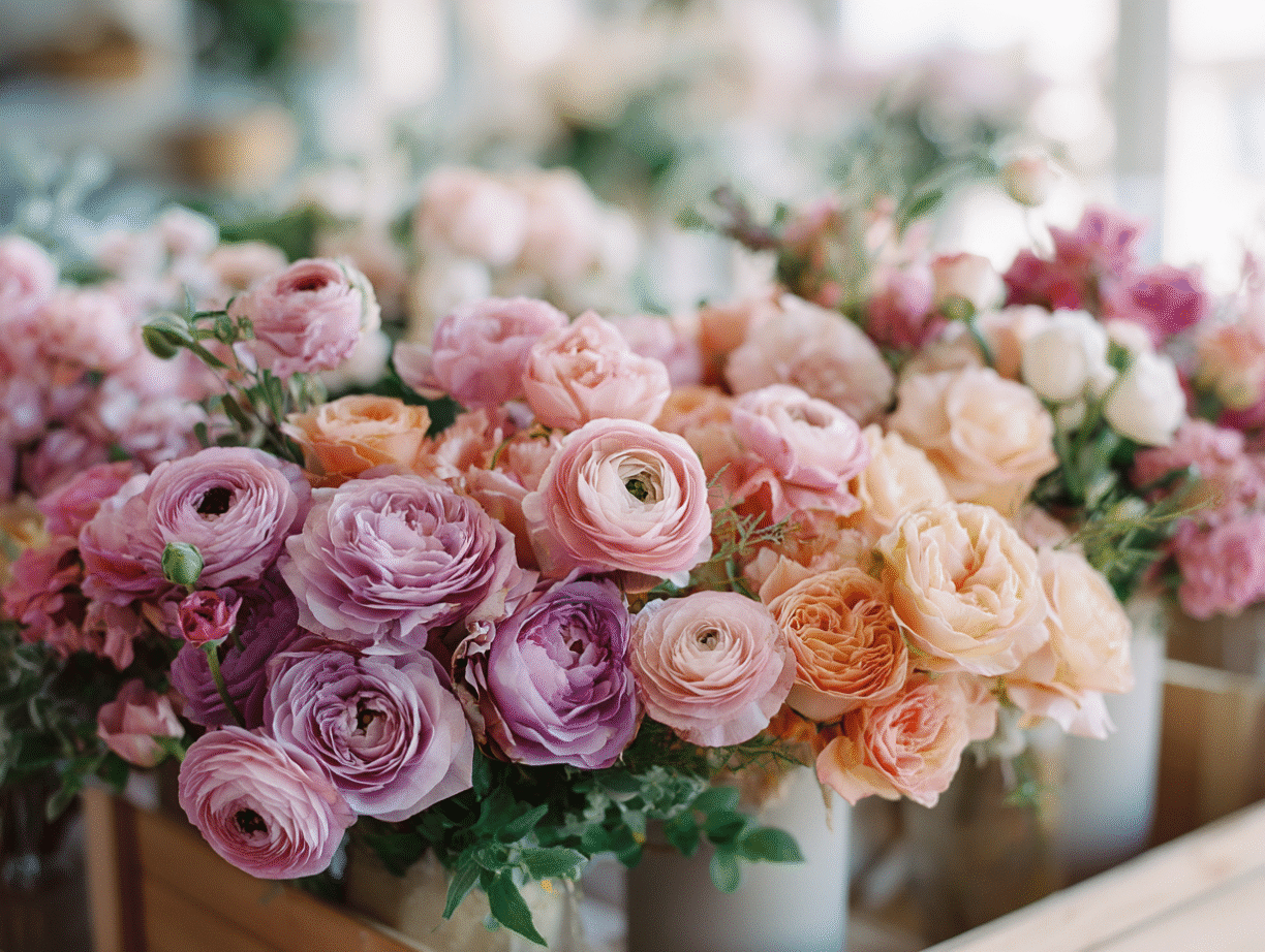 Combining Roses and Ranunculus: A Match Made in Floral Heaven