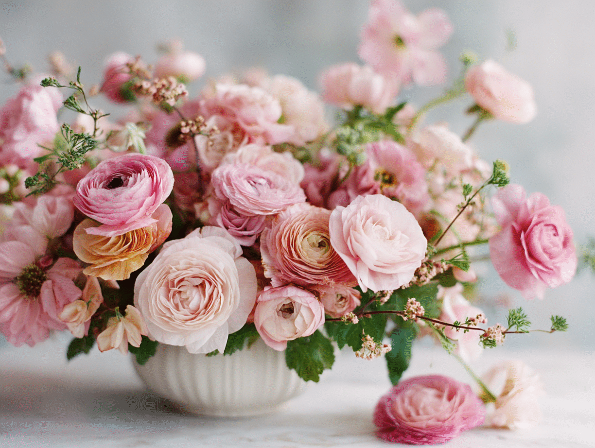 Combining Roses and Ranunculus: A Match Made in Floral Heaven